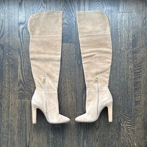 New Joie Over The Knee Suede Boots Size 7